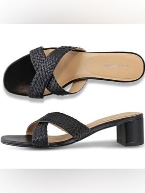 Salt + Umber Mallorca Braided Slide Sandals